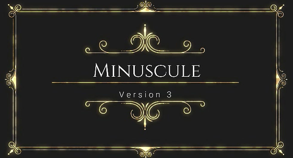 Minuscules! (1)